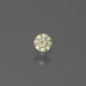 Diamante Color champagne naturale da 0.11 ct, Taglio rotondo, SI