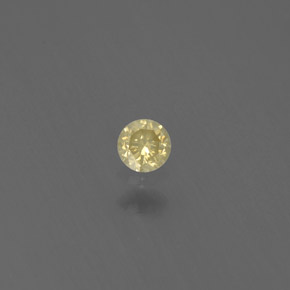 Diamante Color champagne naturale da 0.08 ct, Taglio rotondo, SI