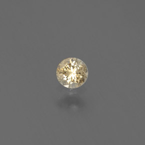Diamante naturale oro da 0,12 ct, taglio rotondo, SI