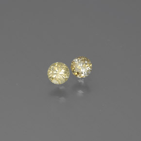 Diamante naturale giallo da  ct, taglio rotondo, SI