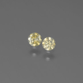 Diamante naturale giallo da  ct, taglio rotondo, SI