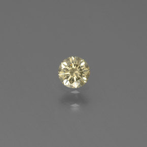 Diamante Color champagne naturale da 0.13 ct, Rotondo, SI