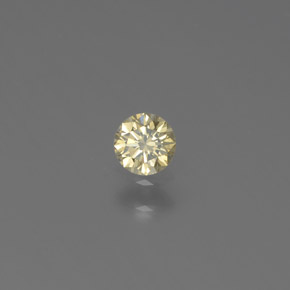 Diamante Color champagne naturale da 0.13 ct, Rotondo, SI