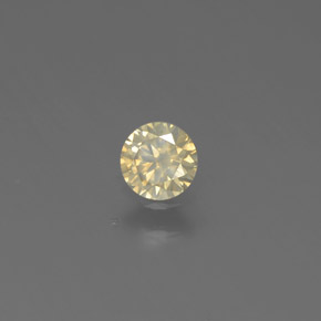 Diamante Color champagne naturale da 0.17 ct, Taglio rotondo, SI