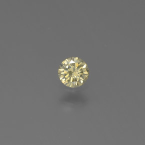 Diamante Color champagne naturale da 0.13 ct, Taglio rotondo, SI