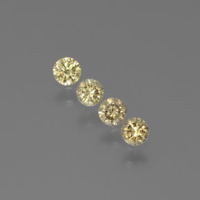Diamante naturale oro da  ct, taglio rotondo, SI