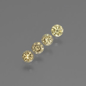 Diamante naturale oro da  ct, taglio rotondo, SI