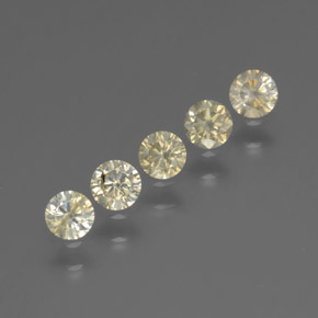 Diamante naturale oro da  ct, taglio rotondo, SI
