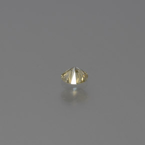 Diamante naturale giallo da 0,09 ct, taglio rotondo, SI
