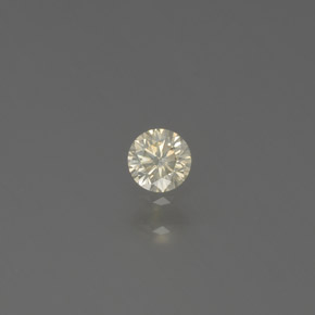Diamante Color champagne naturale da 0.11 ct, Taglio rotondo, SI