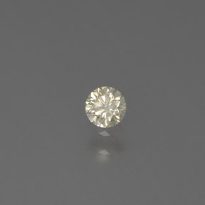 Diamante Color champagne naturale da 0.11 ct, Taglio rotondo, SI