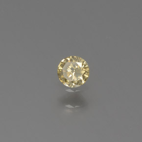 Diamante Color champagne naturale da 0.08 ct, Taglio rotondo, SI