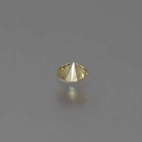 Diamante Color champagne naturale da 0.08 ct, Taglio rotondo, SI