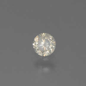 Diamante Color champagne naturale da 0.14 ct, Taglio rotondo, SI
