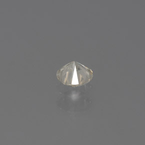 Diamante Color champagne naturale da 0.14 ct, Taglio rotondo, SI