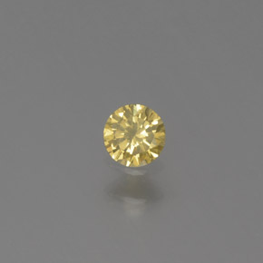 Diamante Color champagne naturale da 0.09 ct, Taglio rotondo, SI