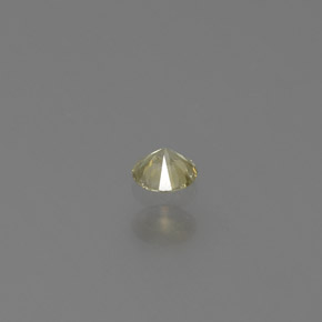 Diamante naturale giallo da 0,06 ct, taglio rotondo, SI