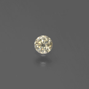 Diamante naturale oro da 0,13 ct, taglio rotondo, SI