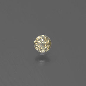 Diamante naturale oro da 0,13 ct, taglio rotondo, SI