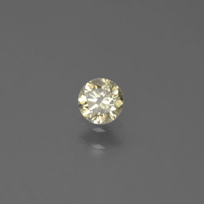 Diamante Color champagne naturale da 0.19 ct, Rotondo, SI