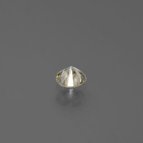 Diamante Color champagne naturale da 0.19 ct, Rotondo, SI