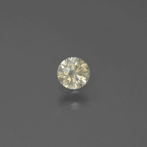 Diamante Color champagne naturale da 0.15 ct, Taglio rotondo, SI