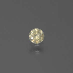 Diamante naturale oro da 0,15 ct, taglio rotondo, SI