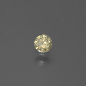 Diamante naturale oro da 0,15 ct, taglio rotondo, SI
