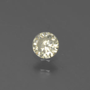 Diamante naturale giallo da 0,15 ct, taglio rotondo, SI