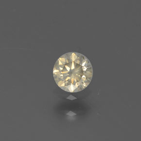 Diamante naturale giallo da 0,16 ct, taglio rotondo, SI