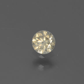 Diamante naturale giallo da 0,16 ct, taglio rotondo, SI