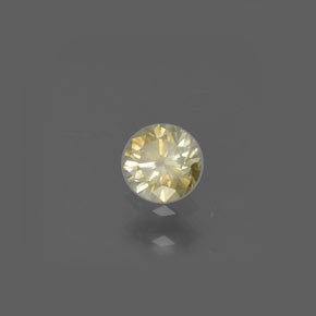 Diamante naturale giallo da 0,17 ct, taglio rotondo, SI