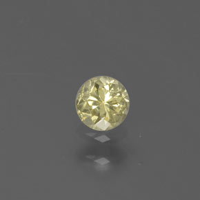 Diamante naturale oro da 0,17 ct, taglio rotondo, SI