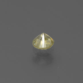 Diamante naturale oro da 0,17 ct, taglio rotondo, SI