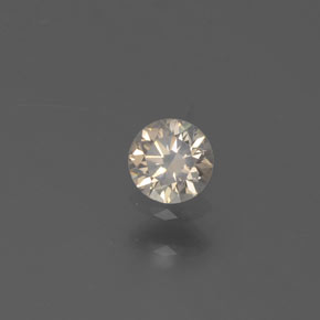 Diamante Color champagne naturale da 0.14 ct, Taglio rotondo, SI