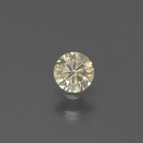 Diamante naturale oro da 0,15 ct, taglio rotondo, SI