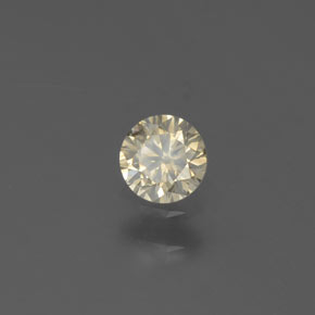 Diamante naturale oro da 0,15 ct, taglio rotondo, SI