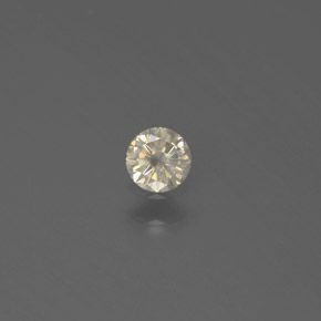 Diamante naturale oro da 0,12 ct, taglio rotondo, SI