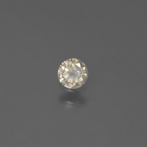Diamante naturale oro da 0,12 ct, taglio rotondo, SI