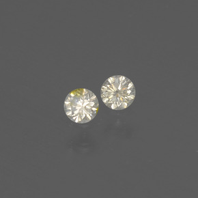 Diamante naturale giallo da  ct, taglio rotondo, SI
