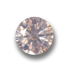 Diamante naturale oro da 1,01 ct, taglio rotondo, VS-SI