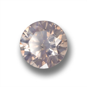 Diamante naturale oro da 1,01 ct, taglio rotondo, VS-SI