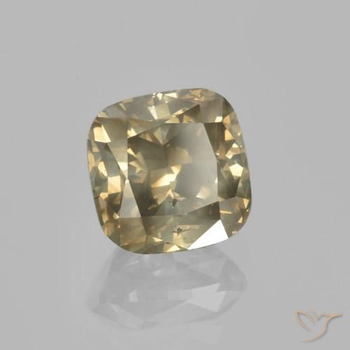 Diamante Color cognac naturale da 1.48 ct, Cuscino, VS-SI