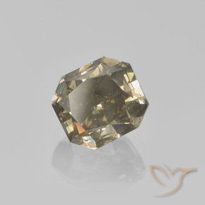 Diamante Marrone caldo naturale da 1.36 ct, Ottagonale / Taglio smeraldo, VS-SI