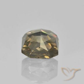 Diamante Marrone caldo naturale da 1.36 ct, Ottagonale / Taglio smeraldo, VS-SI
