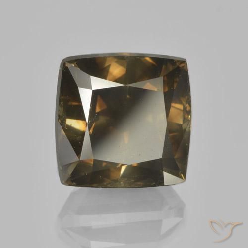 5.00ct Naturale cognac profondo Diamante, Cuscino, VS