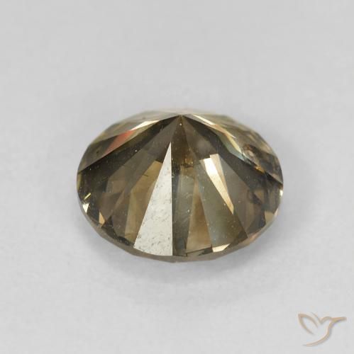 Diamante ombra marrone naturale da 2.10 ct, Rotondo, VS-SI