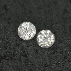 Diamante naturale bianco da  ct, taglio rotondo, VS