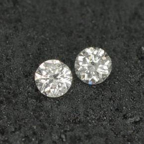 Diamante naturale bianco da  ct, taglio rotondo, VS