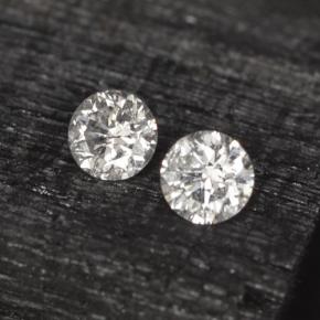 Diamante naturale bianco da  ct, taglio rotondo, VS